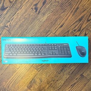 Logitech MK120 Wired Keyboard and Mouse - NWT